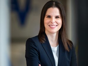 Miriam Daill steht an der Spitze der Unternehmenskommunikation im Volksbanken-Verbund