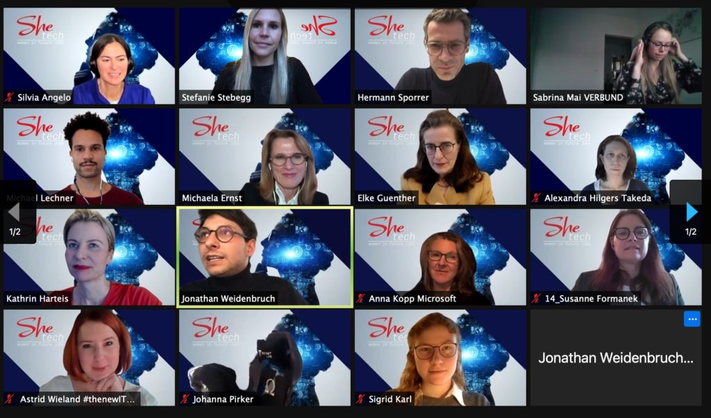 Das war Tag 1 der SHEtech Online Days