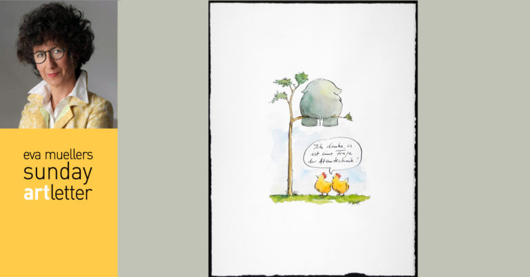 eva muellers sunday artletter: Von Hühnern und Menschen – oder – Ohne Moos nichts los