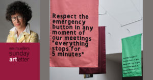 Eva Muellers Sunday Artletter – was sie unbedingt wissen sollten