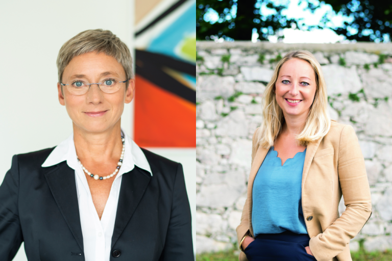 Maria Ziller und Brigitte Bach