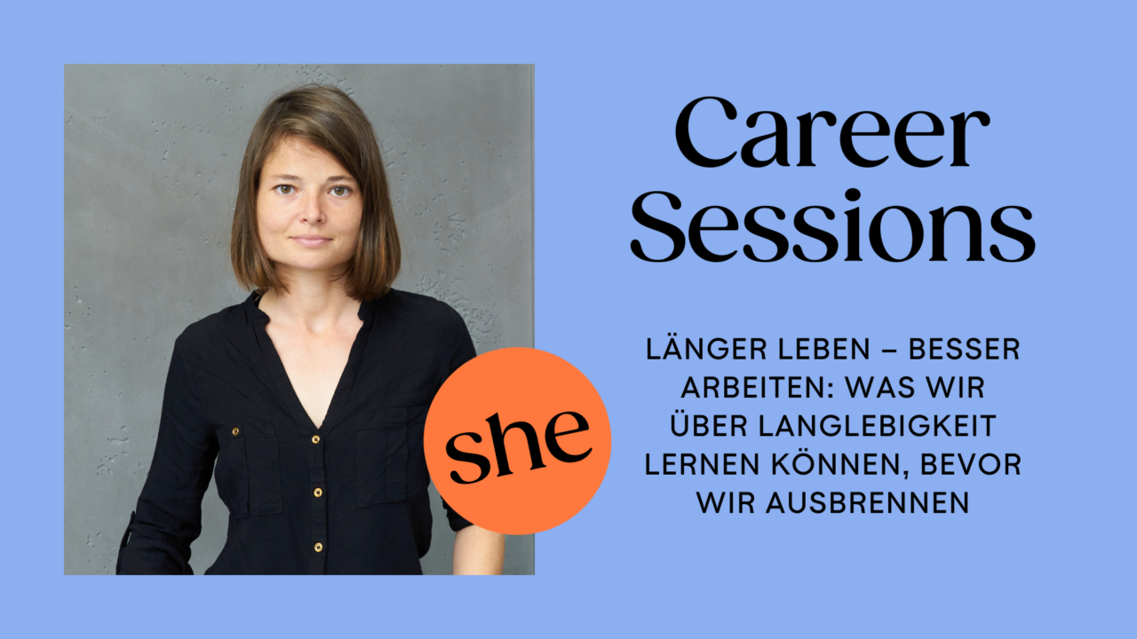 Career Session mit Luise Walther zum Thema Longevity: Länger leben – besser arbeiten