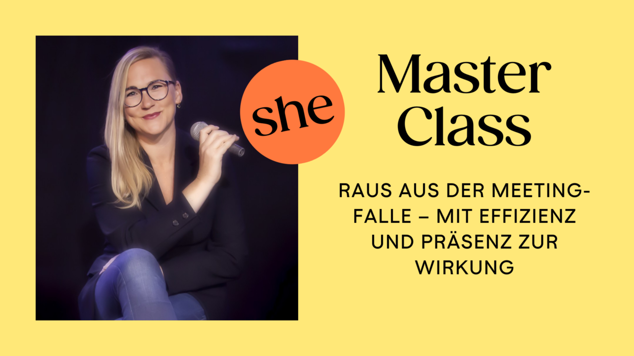 Masterclass mit Barbara Covarrubias Venegas: Raus aus der Meeting-Falle – mit Effizienz und Präsenz zur Wirkung