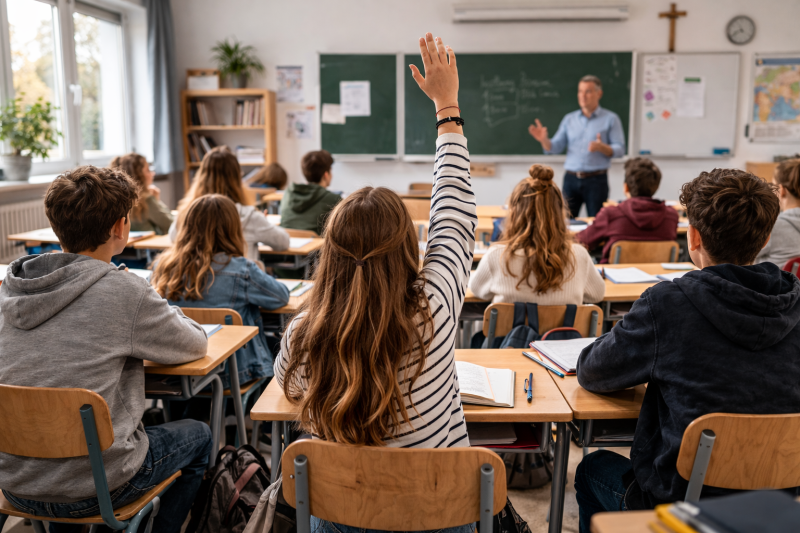 Widerspruch im Klassenzimmer