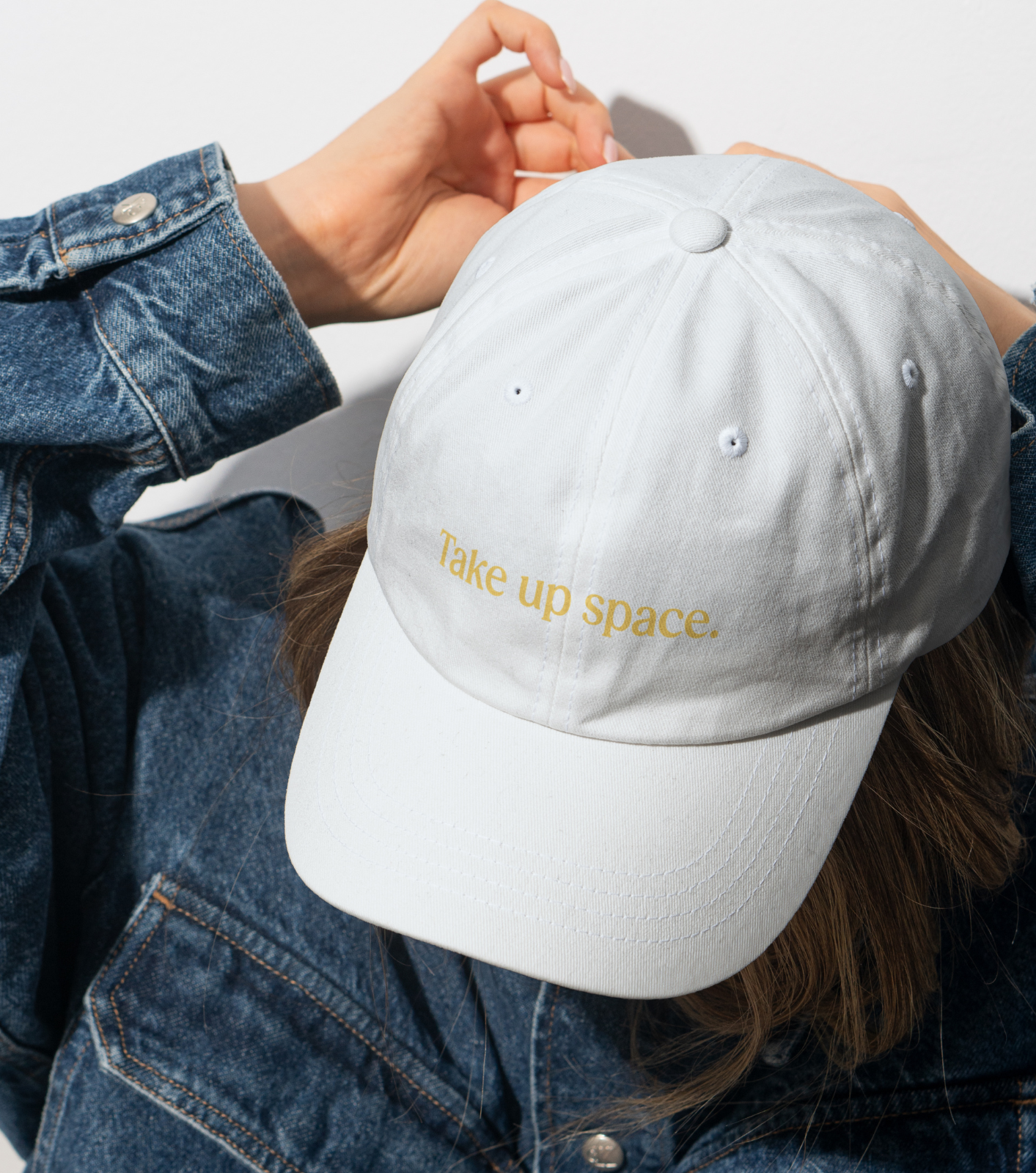 „take up space“ Cap - Image 4