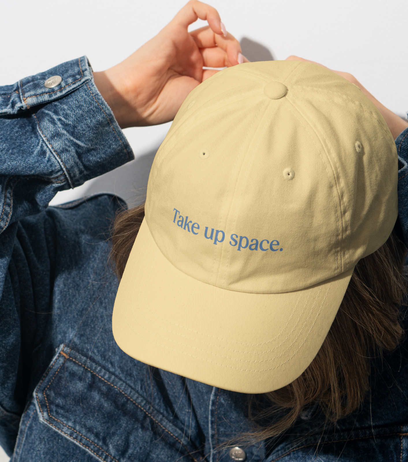 „take up space“ Cap - Image 2