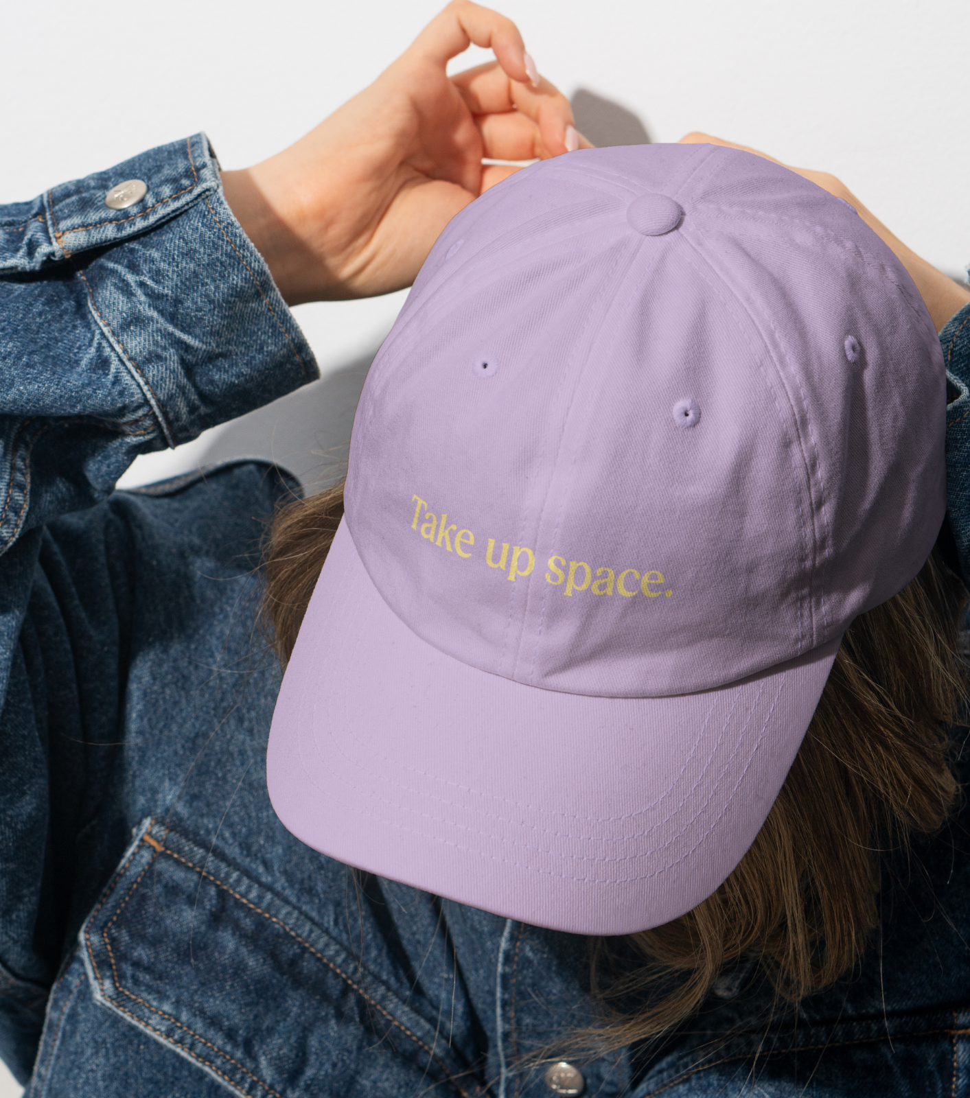 „take up space“ Cap - Image 3